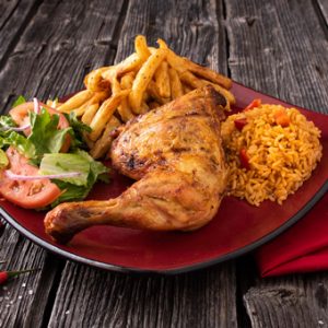Piri Piri Assiette de 1/4 de poulet