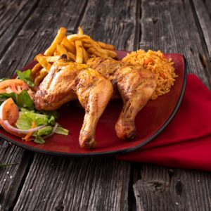 2 cuisses de poulet